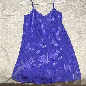 Elegant Purple Lace Chemise
